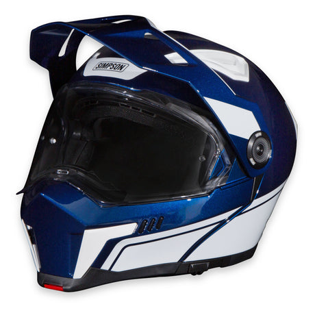 Simpson Motorcycle Journey Bandit Helmet - Blue/White - Double Extra Large - JBDUW2X