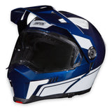 Simpson Motorcycle Journey Bandit Helmet - Blue/White - Small - JBDUWSM