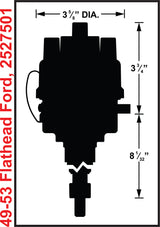 Mallory Dual Point, 49-53 Ford Flathead V-8 Engine - 2527501