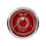 Classic Instruments V8 Red Steelie 2 1/8" Transmission Temp - V8RS27SHC