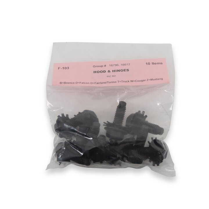 Scott Drake Master Body Hardware Kit - MBK-C6ZB-MASTER