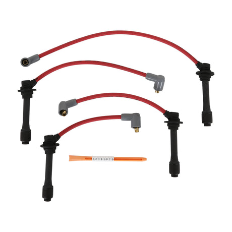 MSD Wire Set, SC Red, '90-'00 Mazda Miata, 1.6L/1.8L 4 Cyl. - 32599