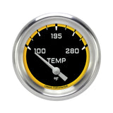 Classic Instruments AutoCross Yellow 2-5/8" Short Sweep Water Temp Gauge - AX226YAPF-06