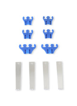 Mr Gasket Standard Wire Loom Kit - Chrome / Blue - 9881