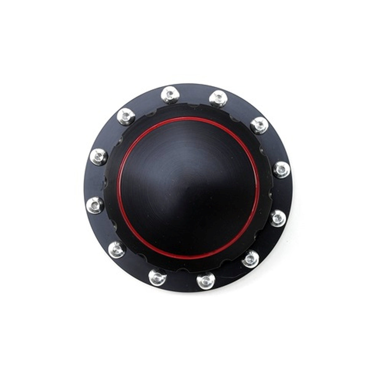 Scott Drake Billet Fuel Cap (Black, Plain Face) - B-9030-P-BK