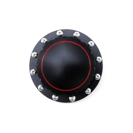 Scott Drake Billet Fuel Cap (Black, Plain Face) - B-9030-P-BK