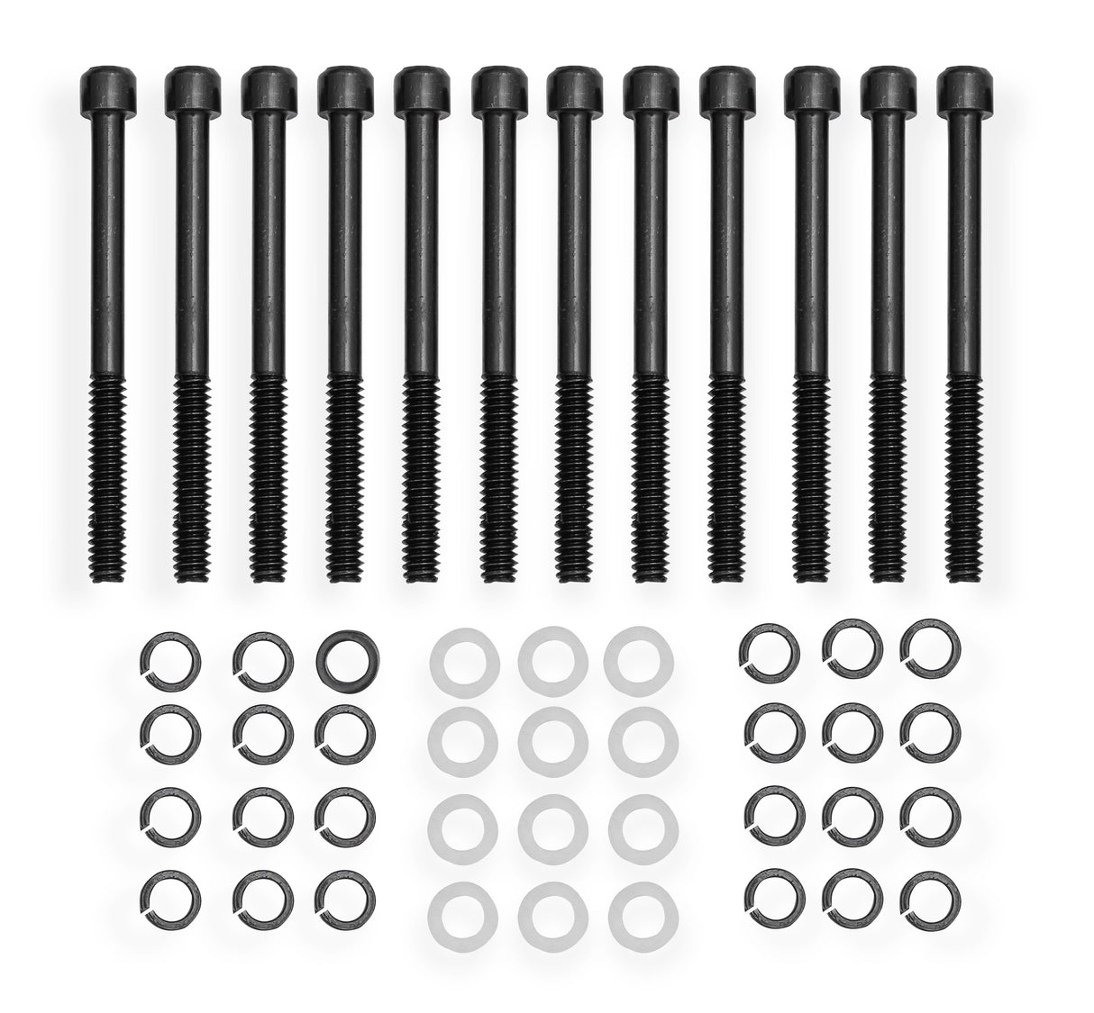 Holley 890013B Sniper Valve Cover - Fabricated Aluminum - Ford Small Block - Tall - Black