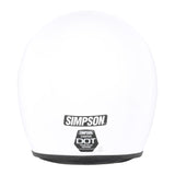 Simpson Motorcycle Chopper Helmet - White - Small - CHOP1SM