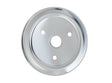 Mr Gasket Crankshaft Pulley - Chrome - Single Groove - 4972
