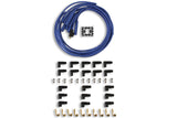 ACCEL Spark Plug Wire Set- 8mm - Blue Wire with Blue Straight Boots - 4040B