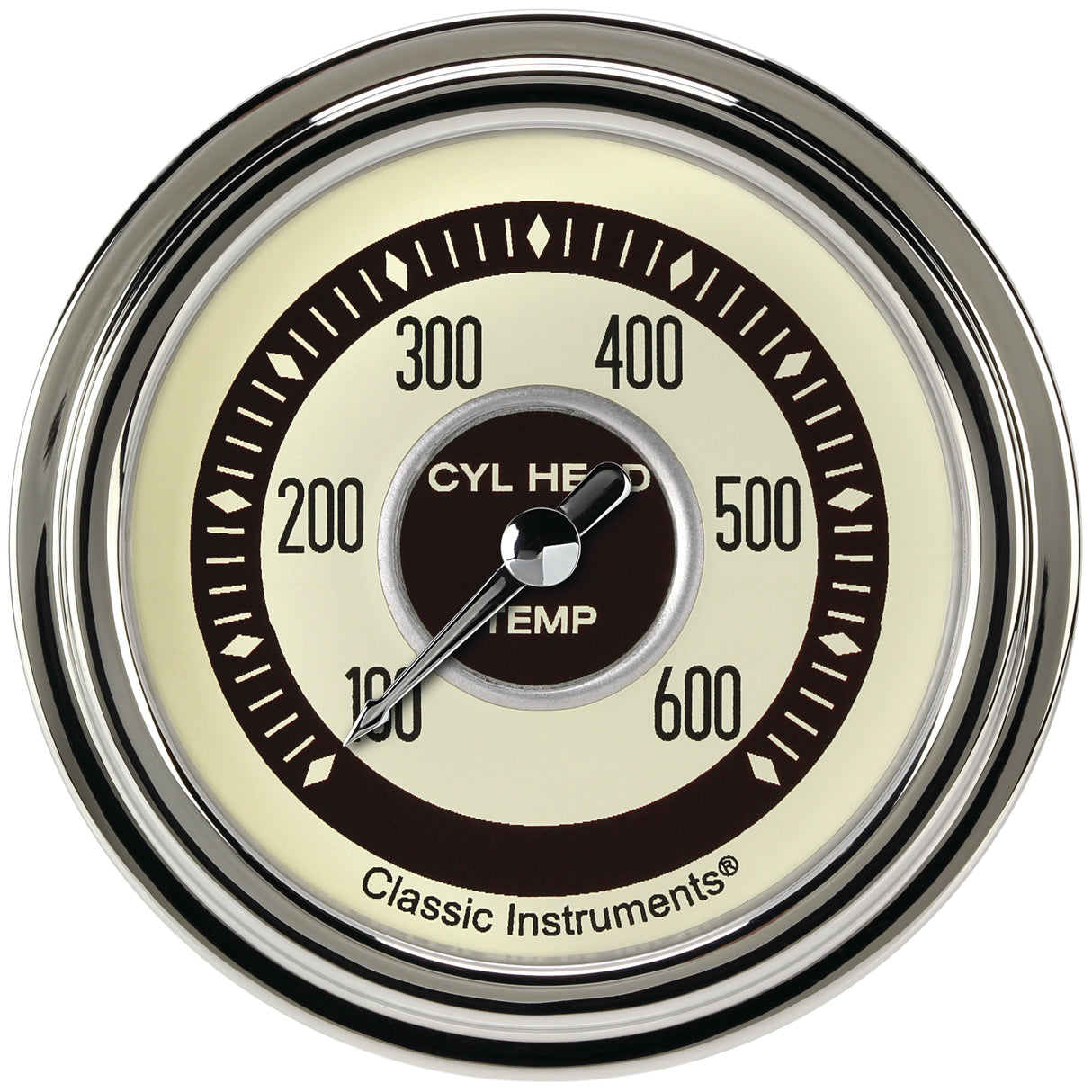 Classic Instruments Nostalgia VT 2-5/8" Cylinder Head Tempature Gauge - NT397SLC