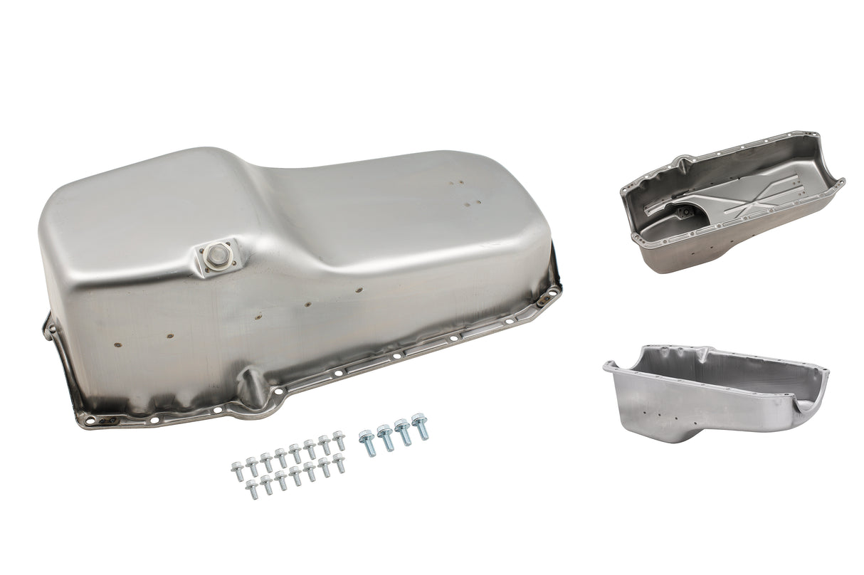 Mr Gasket Oil Pan - Natural Unfinished Steel - 9425