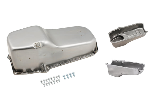Mr Gasket Oil Pan - Natural Unfinished Steel - 9425