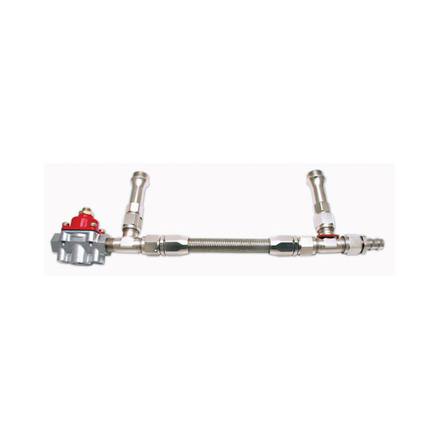 Quick Fuel By Pass Reg Fuel Line Kit #8AN Silver - 34-8000BPQFT
