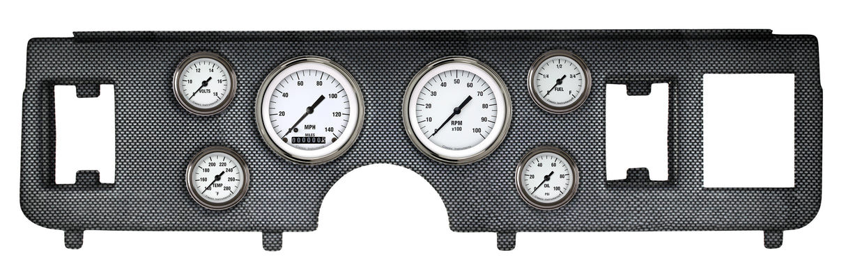 Classic Instruments 79-86 MUSTANG WHITE HOT FS 6ga SET-FORD - CDMU79WH101CF