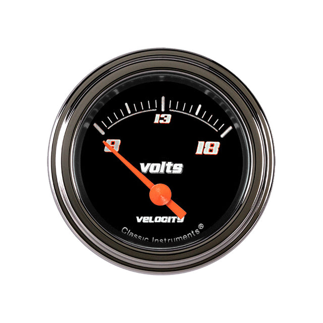Classic Instruments VELOCITY BLACK 2IN VOLTS - VS30BSLF