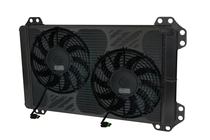 AFCO 2010-2014 Ford Raptor/F150 Heat Exchanger With Fans - 80284PRO 80284PROB