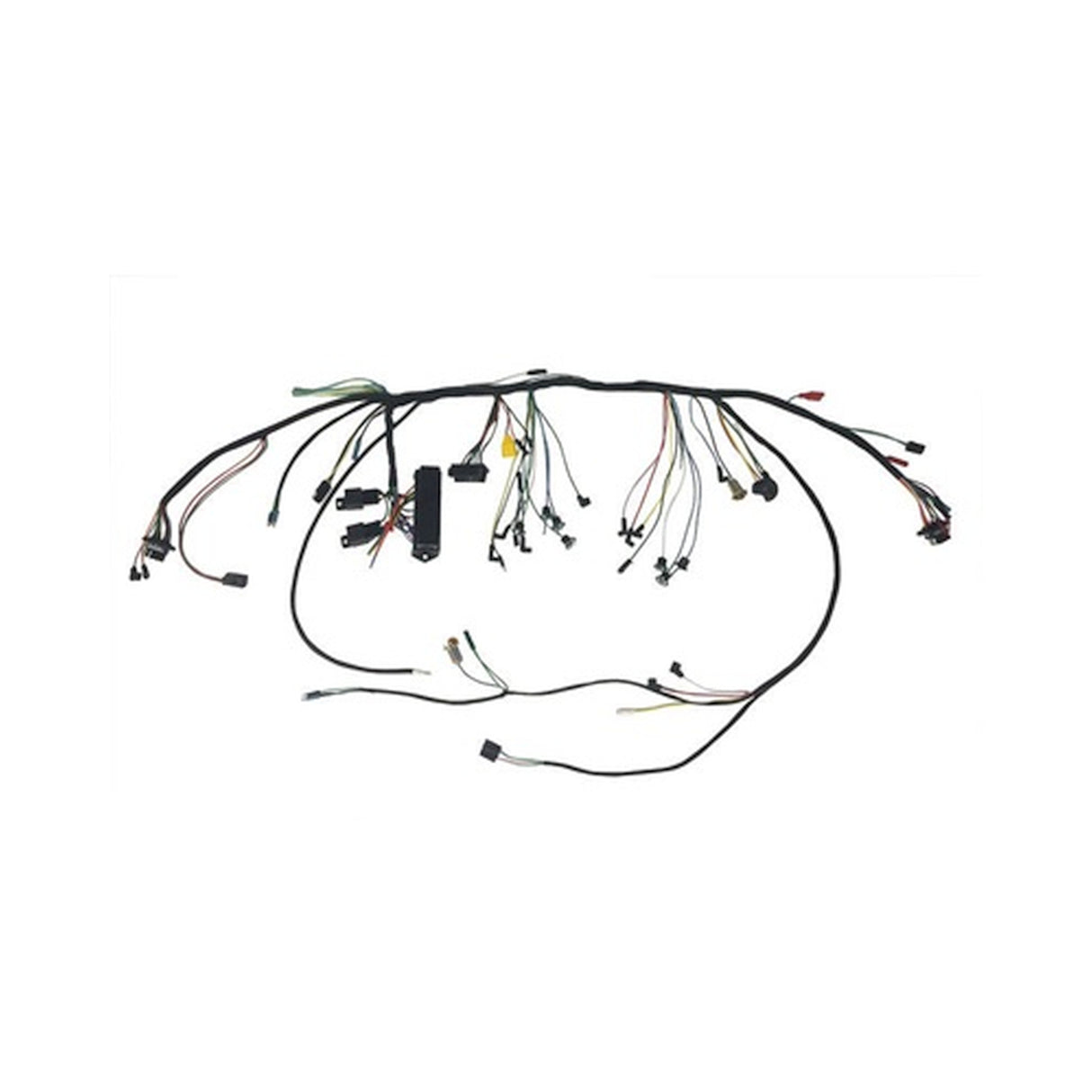 Scott Drake 1965 Under-Dash Harness w/Premium FuseBox,Relays,2-Spd Heater& Lamps - C5ZZ-14401-WL2P