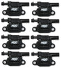 MSD Ignition Coil - Blaster Series - Gen V GDI Engine - Black - 8-Pack - Square - 826683