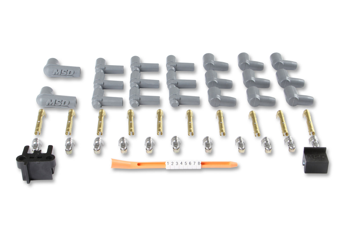 MSD Super Conductor Spark Plug Wire Set 8 Cyl 90° Plug, Socket/HEI Cap - 31239