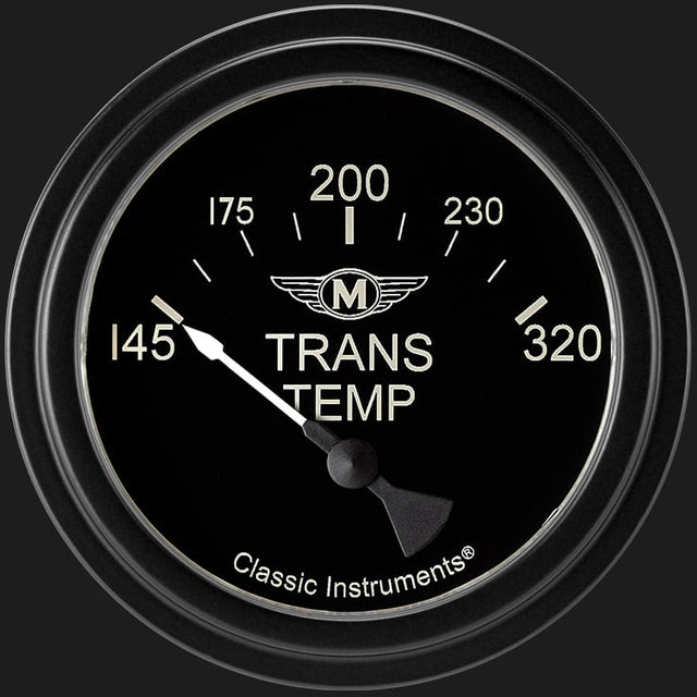 Classic Instruments Moal Bomber 2 5/8" Transmission Temperature Gauge - MA227BLF