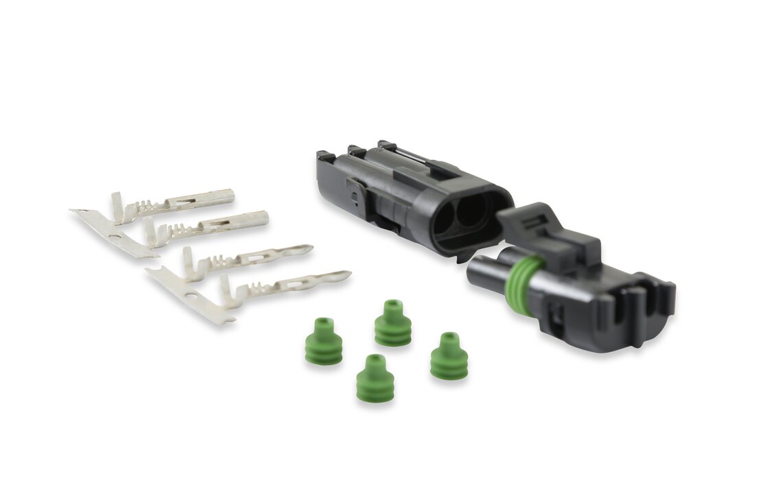 MSD Weathertight Connector - 2-Pin - Qty 1 - 8173