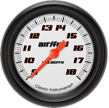 Classic Instruments Velocity White 2 5/8" Air Fuel Ratio Gauge - VS394WBPF