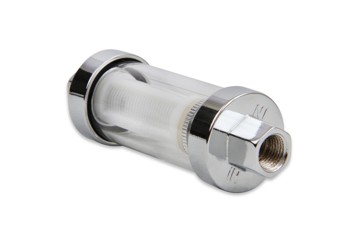 Mr Gasket Clearview Inline Fuel Filter - 9706