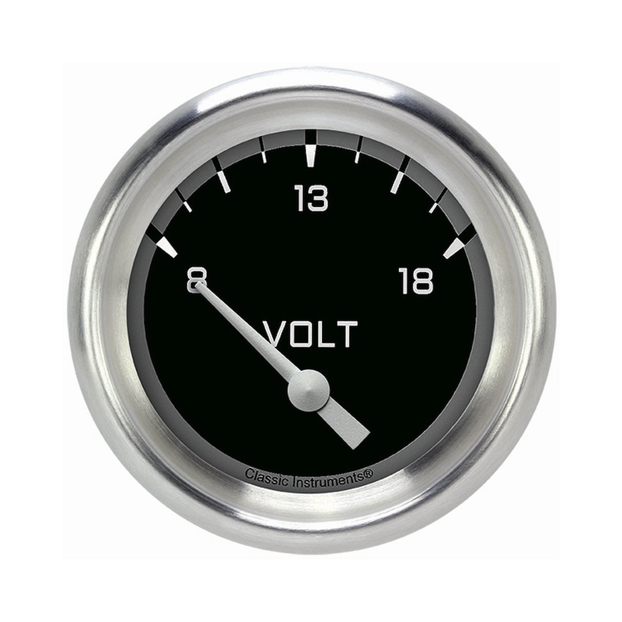 Classic Instruments Autocross Gray 2 5/8" Volt Gauge - AX230GAPF