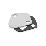 Mr Gasket Fuel Pump Block Off Plate - Chrome - 1516