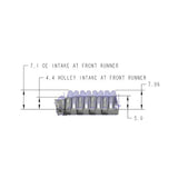 Holley 300-900BK Low-Profile Intake Manifold - Godzilla - Black Powdercoat