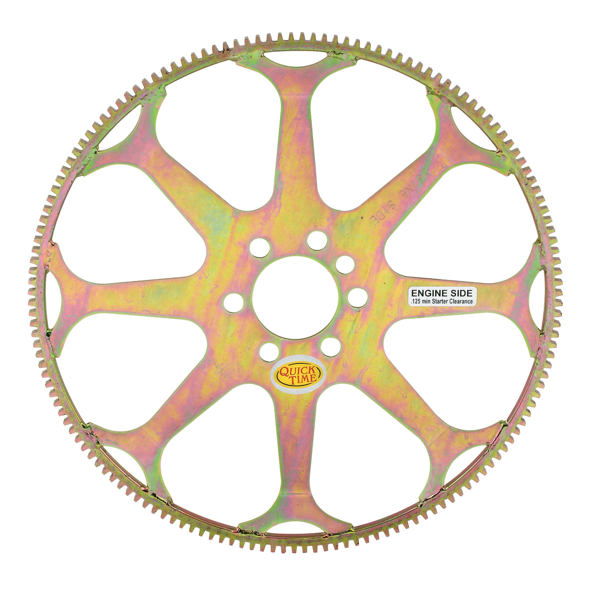 Quick Time UltraLite Flexplate - Small Block Chevy 153 Tooth, 8 Spoke, 2.1 lbs - RM-930