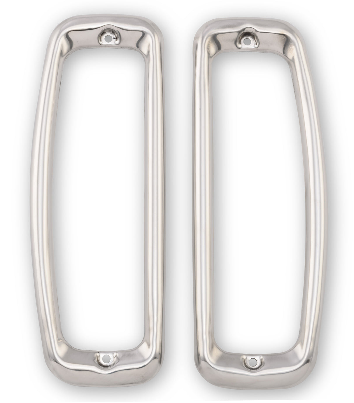 Scott Drake Tail Light Bezels, Stainless Steel - C7TZ-99279A6-7S
