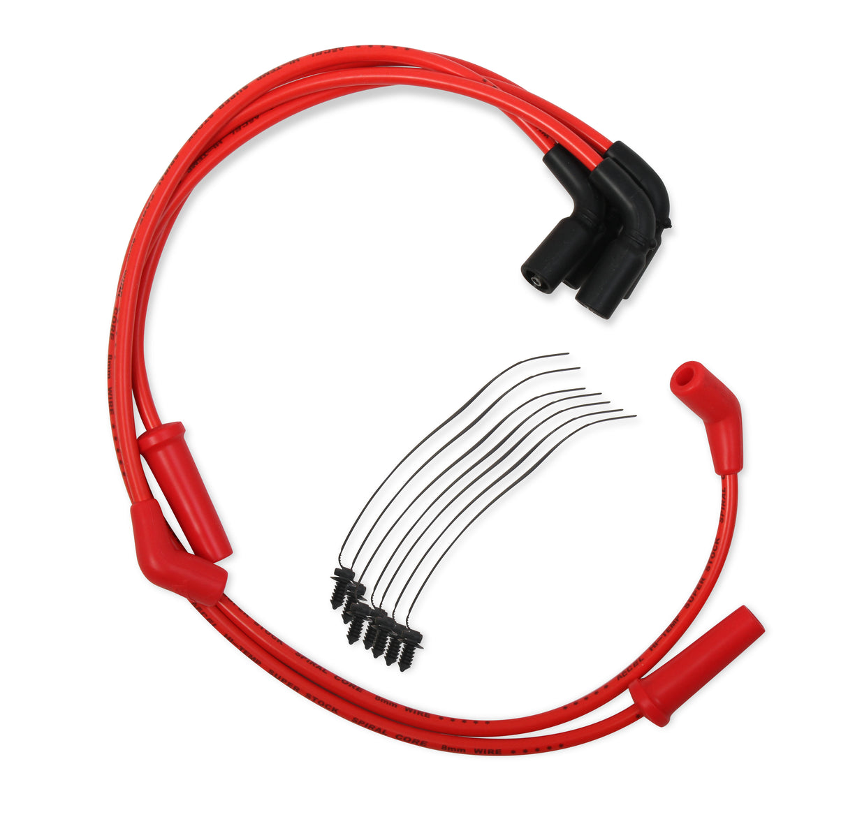 ACCEL Custom Wire Set - 2017-up Harley Davidson Touring - 8mm - Red - 171116-R