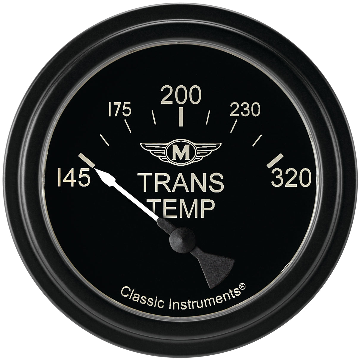 Classic Instruments Moal Bomber 2-5/8" Transmission Temperature Gauge - MA227BLF