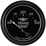 Classic Instruments Moal Bomber 2-5/8" Transmission Temperature Gauge - MA227BLF