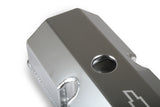 Holley 241-287 GM Licensed Valve Cover - Track Series - SBC - Fabricated Aluminum - Perimeter Bolt - Silver