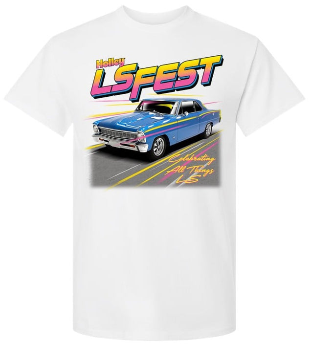 Holley 10515-2XHOL LS Fest Retro Ride Graphic Tee