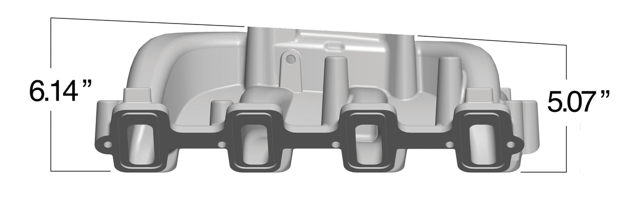 Holley 300-129BK Dual Plane Carbureted Intake - GM LS3/L92 - Black