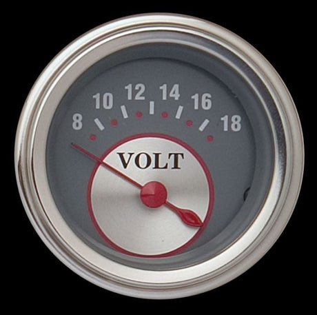 Classic Instruments Silver Series 2 1/8" Volt - SS30SLF