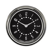Classic Instruments Bel Era III Matching Black 2-5/8" Clock - BET92B