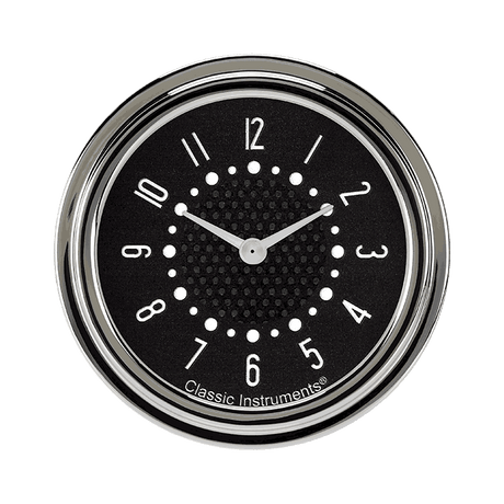 Classic Instruments Bel Era III Matching Black 2 5/8" Clock - BET92B