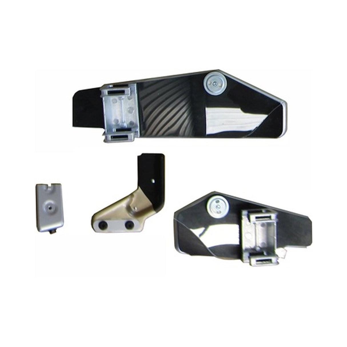 Scott Drake 1969-70 Mustang Door Glass Bolt-on Mount and Guide Kits (Right) - D0ZZ-6321410-MK
