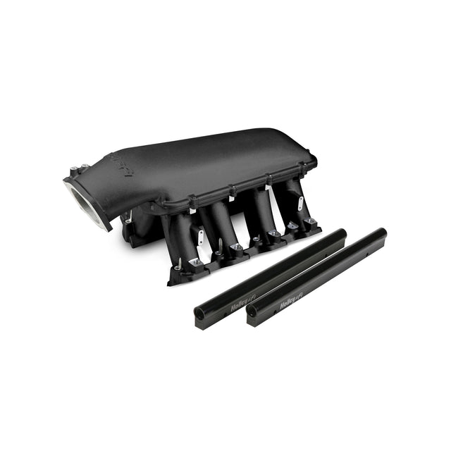 Holley 300-122BK LS Hi-Ram EFI Manifold - Black GM LS1/LS2/LS6