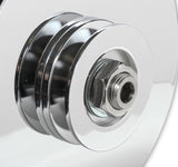 Mr Gasket 1-Wire Alternator - 140 Amp - Chrome Finish - 51203CG