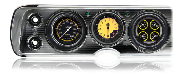Classic Instruments AutoCross Gray 1964-65 Chevelle Package - CV64AXG