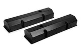 Mr Gasket Mr. Gasket Fabricated Aluminum Valve Covers - Black Finish - 6818BG