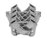 Holley 820241 Sniper EFI Fabricated Intake Manifold Dual Plenum 102mm LS1/2/6, Rail Kit - Slvr