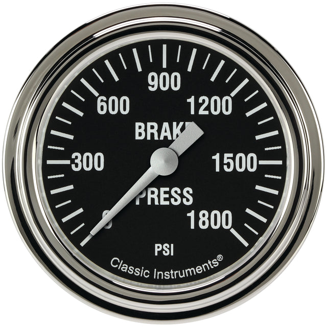 Classic Instruments Hot Rod 2-5/8" Brake Pressure Gauge - HR367SLF