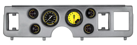 Classic Instruments 79-86 MUSTANG AUTO CROSS YELLOW 6ga SET-FORD - CDMU79AXY01BA